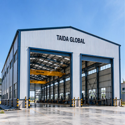 Two-Bay Portal Frame Manufacturing Workshop
