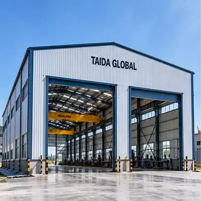 Two-Bay Portal Frame Manufacturing Workshop