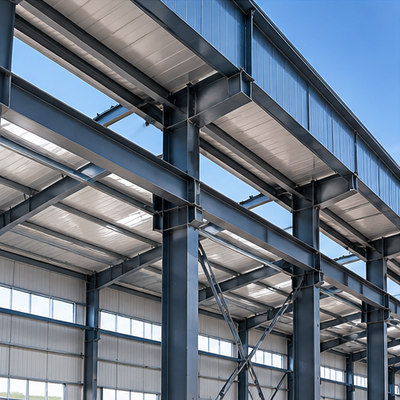 Two-Bay Portal Frame Manufacturing Workshop