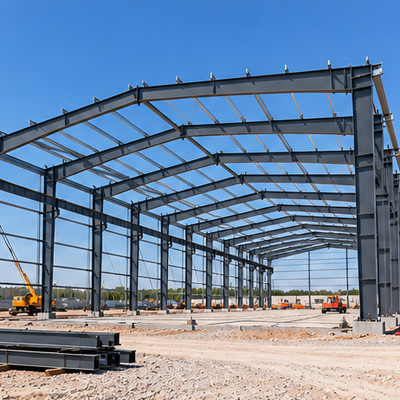Single-Span Portal Frame Steel Workshop 24 m