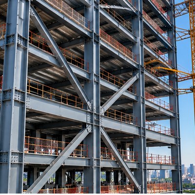 Fifteen-Story Braced Steel Office Tower