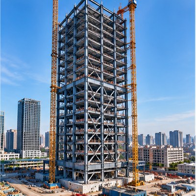 Fifteen-Story Braced Steel Office Tower