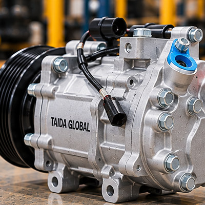 Cab Air Conditioning Compressor for Heavy-Duty Trucks