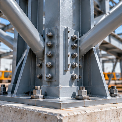 Lattice Steel Industrial Column Assemblies