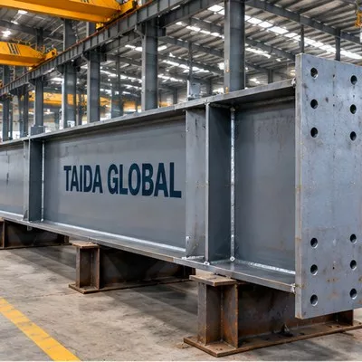 Built-Up Welded H-Beam Steel Member