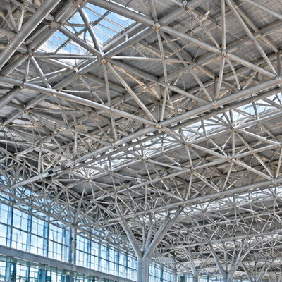 Airport Terminal Steel Space Truss