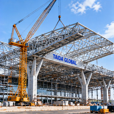 Airport Terminal Steel Space Truss