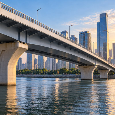 Steel Box-Girder Urban Road Bridge