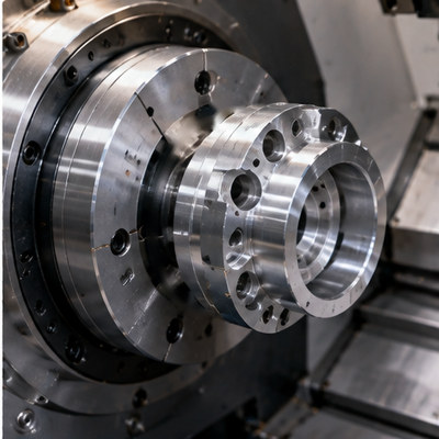 CNC Lathe with Live Tooling and C-Axis