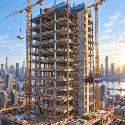 Twenty-Story Composite Steel Floor System