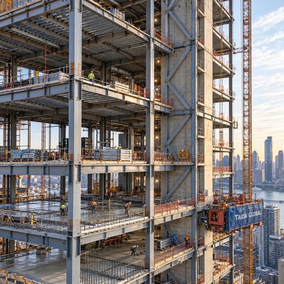 Twenty-Story Composite Steel Floor System
