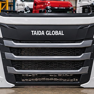 Cab Front Grille Panel for Heavy-Duty Trucks