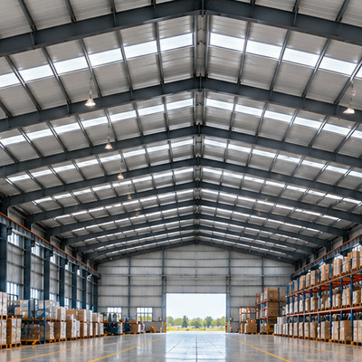 Clear-Span Steel Distribution Warehouse 30 m