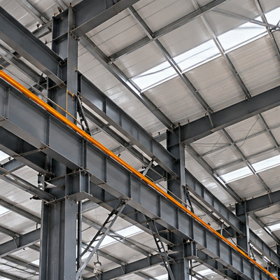 Overhead-Crane-Ready Steel Fabrication Workshop