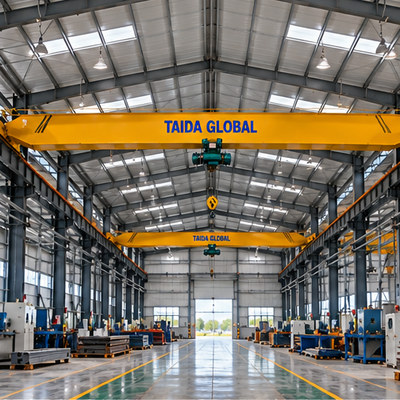 Overhead-Crane-Ready Steel Fabrication Workshop