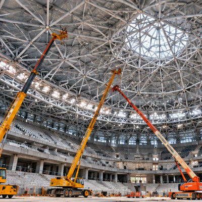 Indoor Arena Steel Space Frame